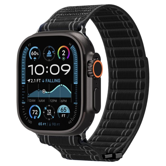 Spigen WBF0 Strap for Apple Watch 44 / 45 / 46 / 49 mm - Black
