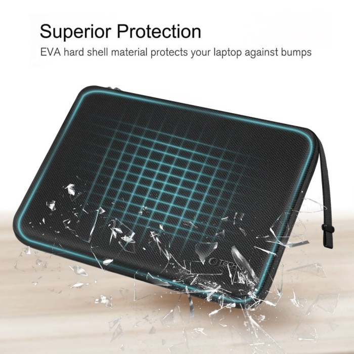 Tech-Protect Hardpouch Case for 15-16 Laptop - Black
