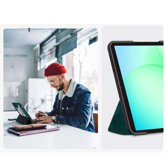 TechProtect SmartCase for Samsung Galaxy Tab A9 / A11 8.7 X110 / X115 / X133 / X135 - Green