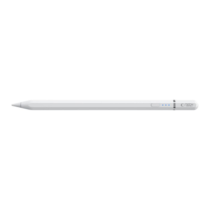 Tech-Protect Digital Magnetic Stylus Pen 3 Magnetic for iPad Tablet - White