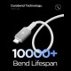 Spigen EB24012CC USB-C Cable 240W 120cm - White