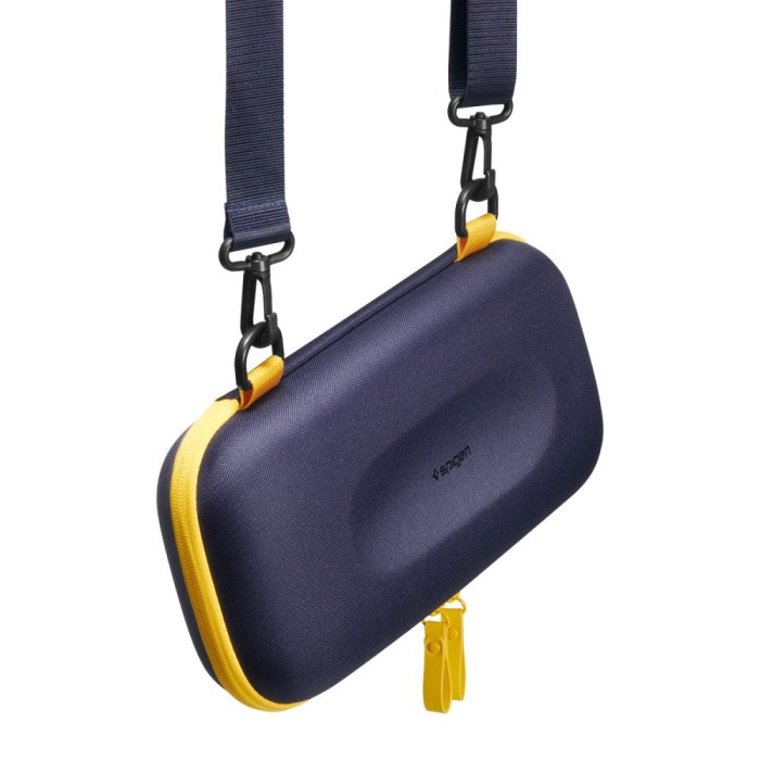 Spigen Nano Pop Pro Pouch for Nintendo Switch 2 - Navy Blue and Yellow