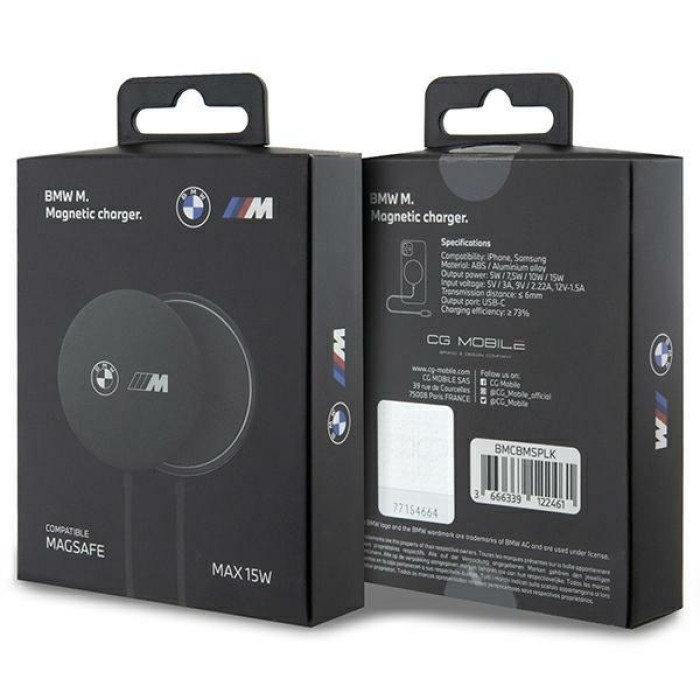 BMW M Edition MagSafe 15W Wireless Charger - Black