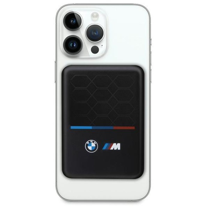 BMW M Collection MagSafe 15W 3000mAh Inductive Power Bank - Black
