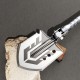 Wozinsky WSS-211 survival bushcraft shovel multifunctional knife breaker flint whistle harpoon 21 in 1 - gray