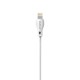 Dudao USB / Lightning cable 2.4A 1m white (L4L 1m white)