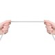 Dudao USB / Lightning cable 2.4A 1m white (L4L 1m white)