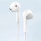 Dudao X3+ in-ear headphones, wired, 3.5mm minijack - white