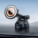 Dudao F12MAX+ Car Holder with 15W Wireless Charger, Compatible with Magsafe - Black