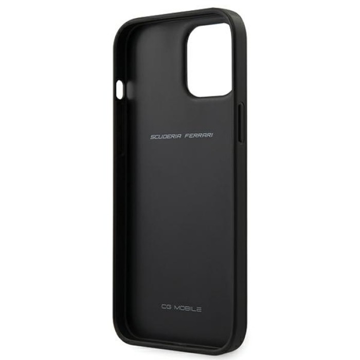 Ferrari FEOGOHCP12LBK iPhone 12 Pro Max 6.7" black/black hardcase Off Track Perforated
