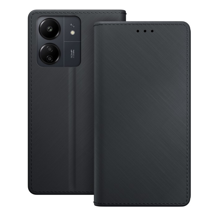 3mk Wallet Case for Xiaomi Redmi 13C/Poco C65 - Black