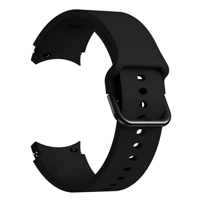 Tech-Protect Silicone Strap for Samsung Galaxy Watch 4 / 5 / 5 Pro / 6 / 7 / FE - Black