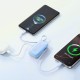 Joyroom JR-PR2L 10000mAh 35W Power Bank with Built-in Retractable USB-C Cable and Lightning Lanyard Cable - Blue