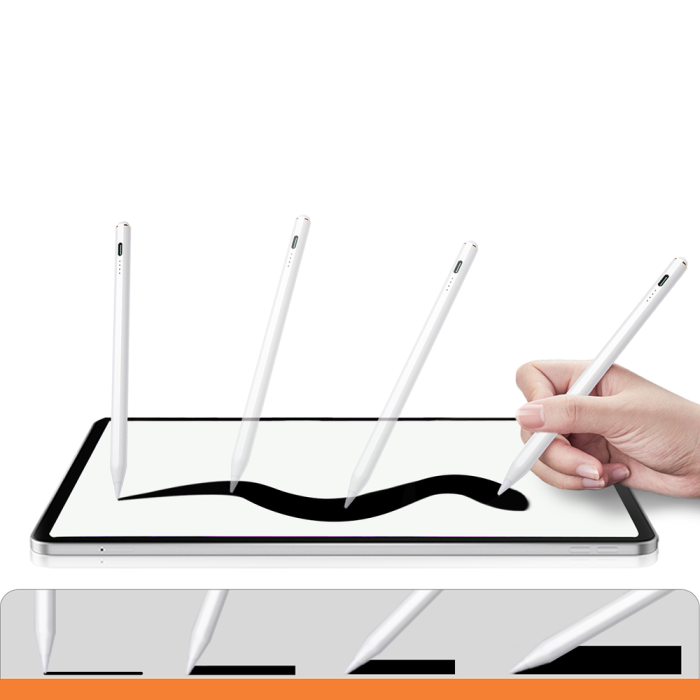 Joyroom JR-X9S stylus active pen with 2 replaceable tips - white