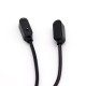 HLH-10 Magnetic Charger for Huawei Band 6/7/8/9/10 Watch Fit 1/2/3 1m - Black