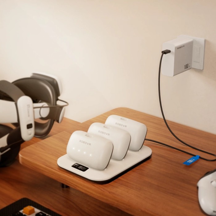 BoboVR BD3 Docking Station for B100 Battery - White