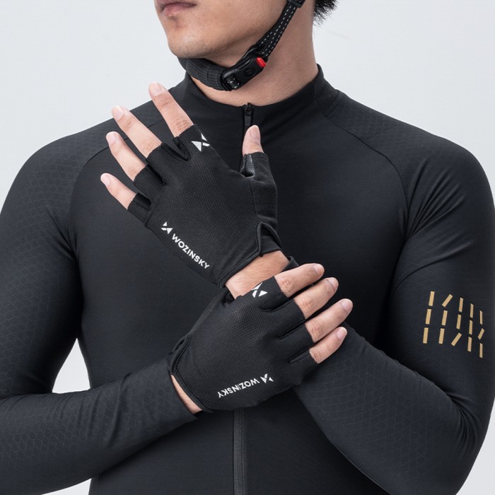 Wozinsky WRR-01L cycling gloves size L - black