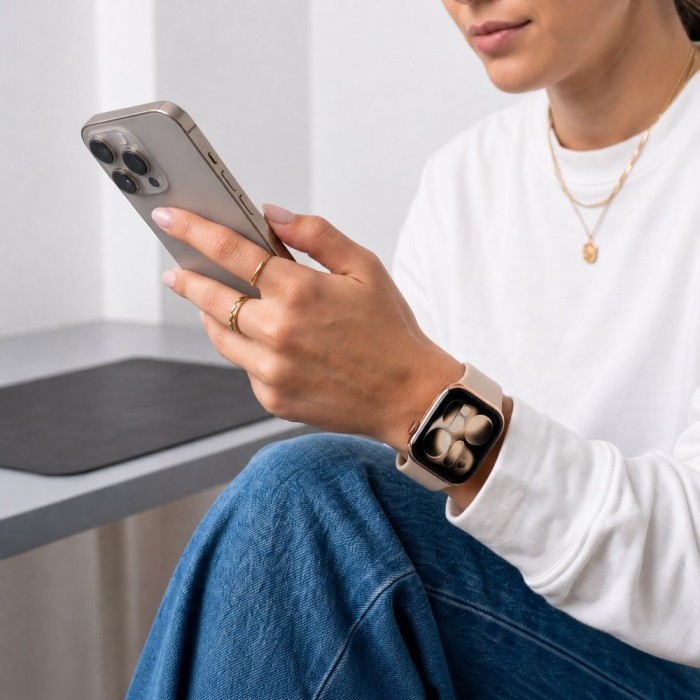 Tech-Protect Silicone Strap for Apple Watch 4 / 5 / 6 / 7 / 8 / 9 / SE (38 / 40 / 41 mm) - Brown