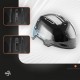 Qunature 10130003003 Ski Helmet with Earmuffs for Snowboard 58-61 cm - Black