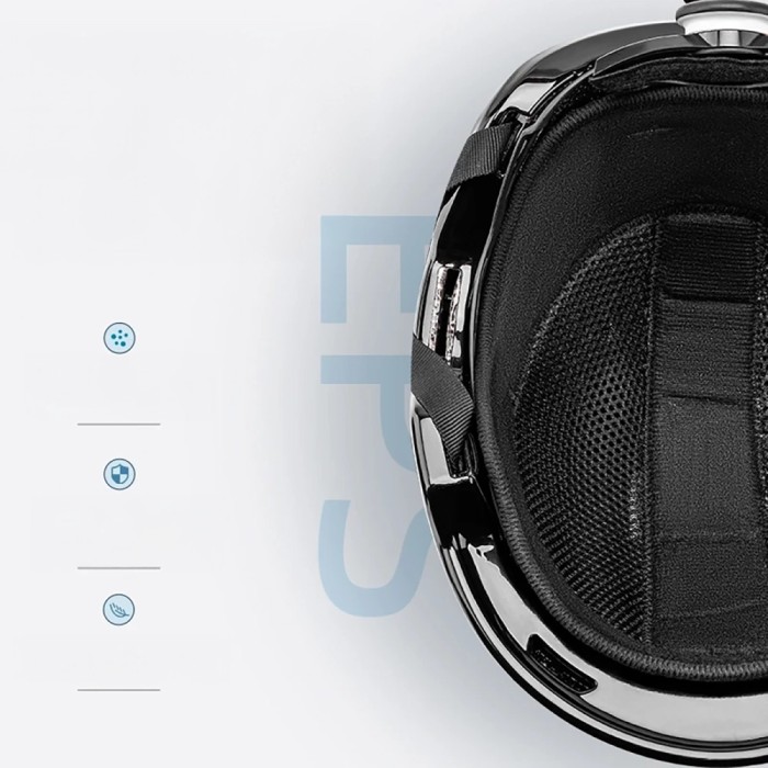 Qunature 10130003004 Ski Helmet with Earmuffs for Snowboard 54-58 cm - Black