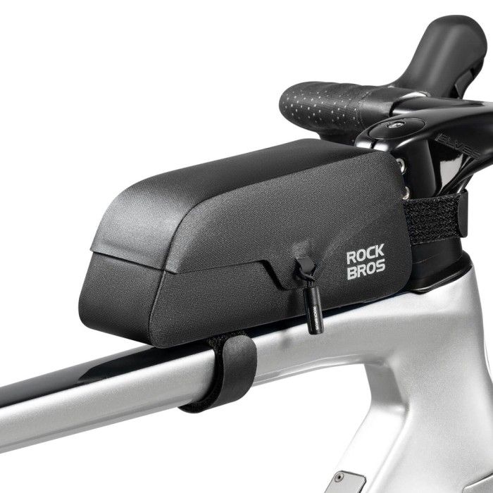 Rockbros 30120122002 Waterproof Bicycle Frame Bag with Magnetic Closure 0.9L - Black