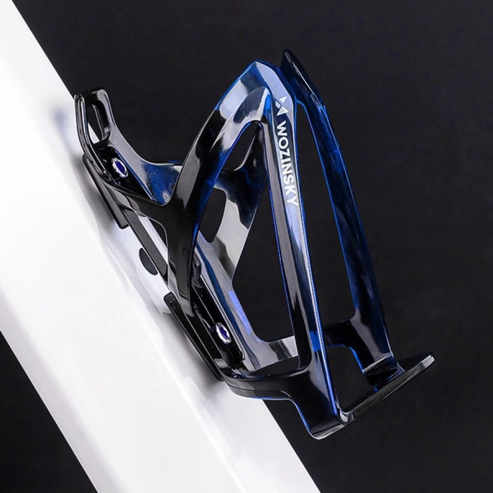 Wozinsky WUR-01BB Bike Bottle Holder Basket - Black and Blue