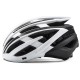 Wozinsky MTB Bike Helmet with Removable Visor and Rear USB Light M - Black and White