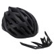 Wozinsky MTB Bike Helmet with Removable Visor and Rear USB Light M - Black
