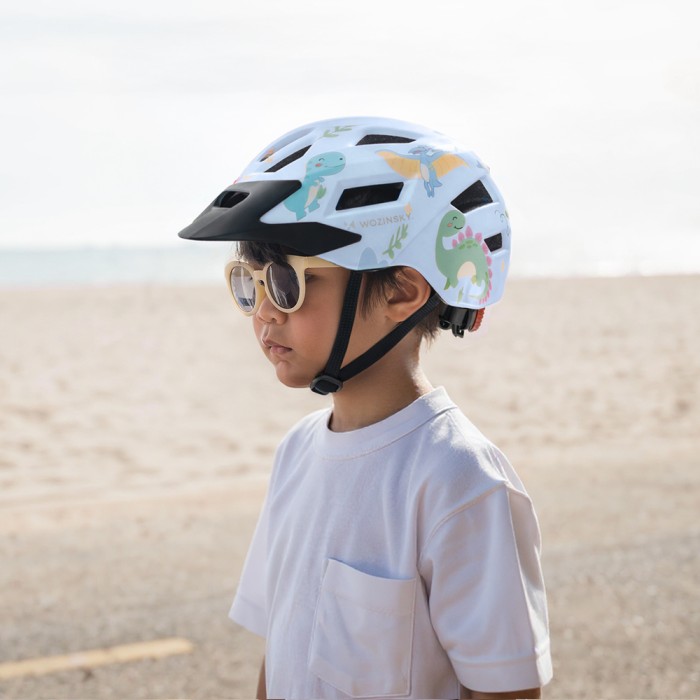 Wozinsky Children's MTB Bike Helmet with Detachable Visor XS - Light Blue