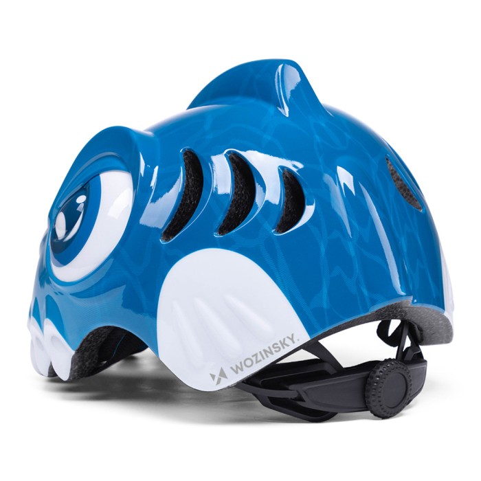 Wozinsky Children's Bike Helmet Dinosaur Pattern S - Blue