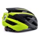 Wozinsky MTB Bike Helmet with Removable Visor and Rear USB Light L - Black and Yellow
