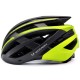 Wozinsky MTB Bike Helmet with Removable Visor and Rear USB Light L - Black and Yellow