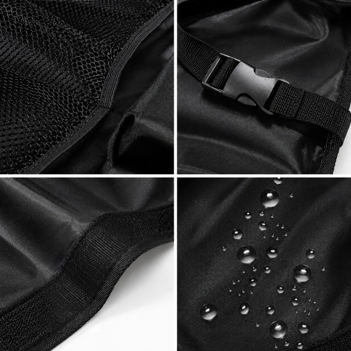 Wozinsky Large Car Organizer for Back Seat Backrest and Trunk - Black
