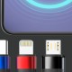 3mk Hyper Cable N-SERIES 3 in 1 USB-A / Lightning / Micro 1.2m 9V/2A 18W - black