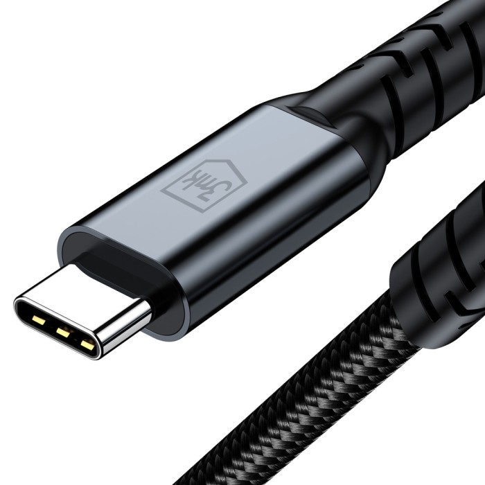 3mk Hyper Cable N-SERIES Thunderbolt 4 USB-C / USB-C 1m 48V/5A 40Gb/s 240W 8K60Hz - black