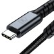 3mk Hyper Cable N-SERIES Thunderbolt 4 USB-C / USB-C 1m 48V/5A 40Gb/s 240W 8K60Hz - black