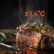 Meatmeet Pro smart kitchen thermometer with Bluetooth/WiFi app, grill, oven, smoker - black