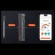 Meatmeet Pro smart kitchen thermometer with Bluetooth/WiFi app, grill, oven, smoker - black