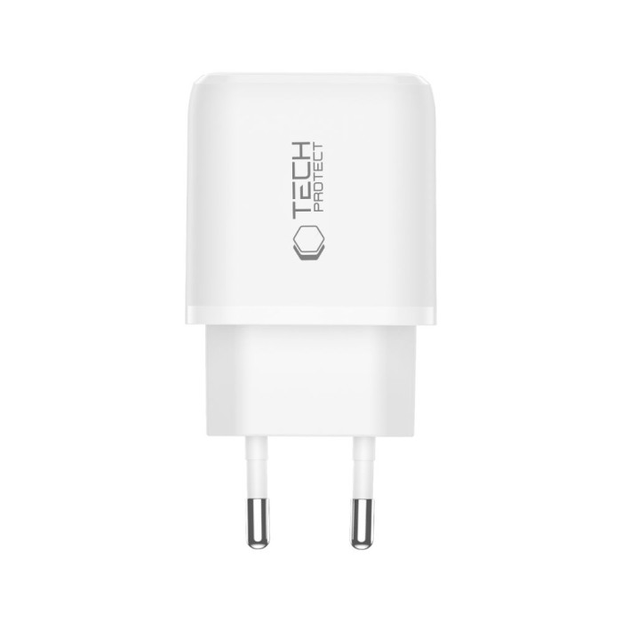 Tech-Protect NCA45W-GAN 2-Port 45W Wall Charger - White