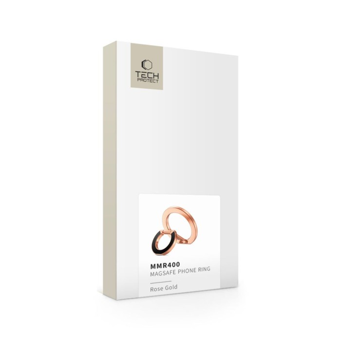Tech-Protect MMR400 Lamano Magnetic Ring for Phone - Rose Gold