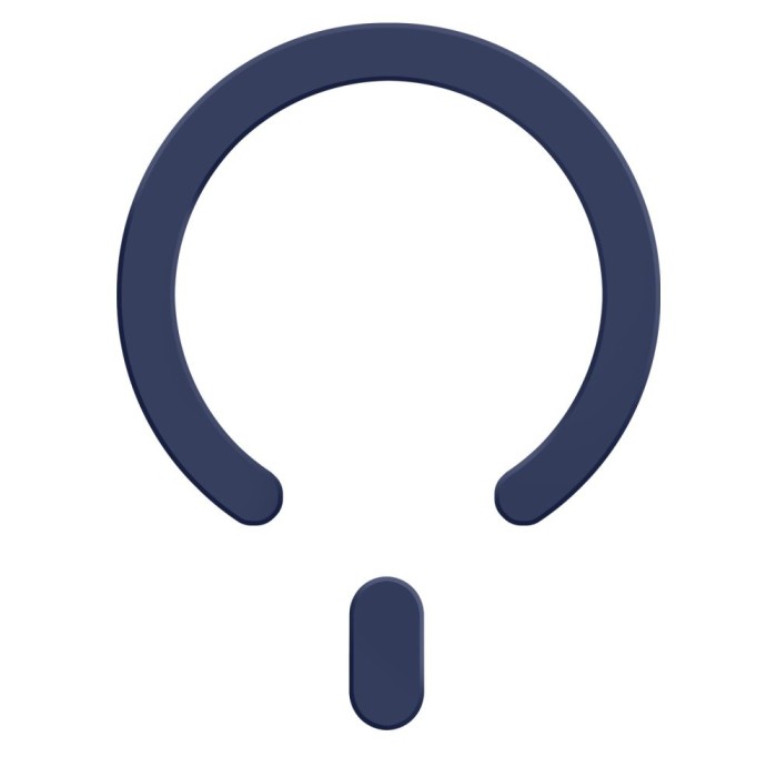 MagSafe Tech-Protect MMP-200 Magnetic Ring for Phone - Navy Blue