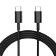 Tech-Protect NCA45W-GAN 2-Port 45W Wall Charger with USB-C Cable - Black