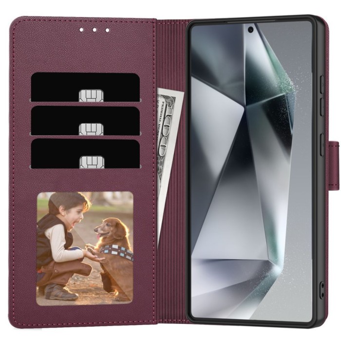 Tech-Protect Wallet Case for Xiaomi Redmi Note 15 Pro 5G - Burgundy