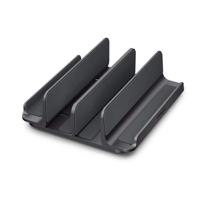 Spigen LD208S4 Desk Organizer for Laptops, Tablets, Smartphones, Keyboards - Gray