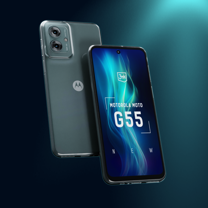 3mk Clear Case for Motorola Moto G55 5G - transparent