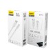 Dudao L2SM USB-A / micro USB 6A cable 1.2 m - white
