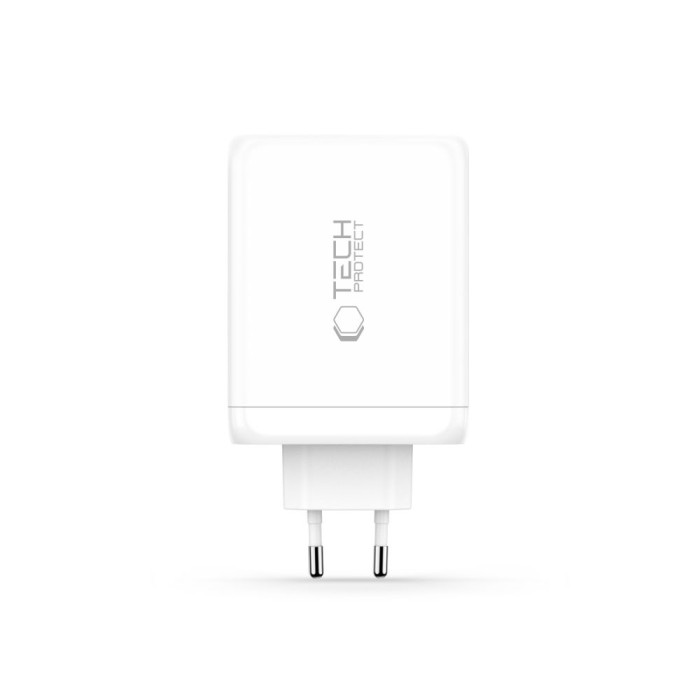 Tech-Protect NC200W-GaN 4-Port 200W Wall Charger - White