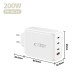 Tech-Protect NC200W-GaN 4-Port 200W Wall Charger - White