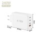 Tech-Protect NC240W-GaN 4-Port 240W Wall Charger - White