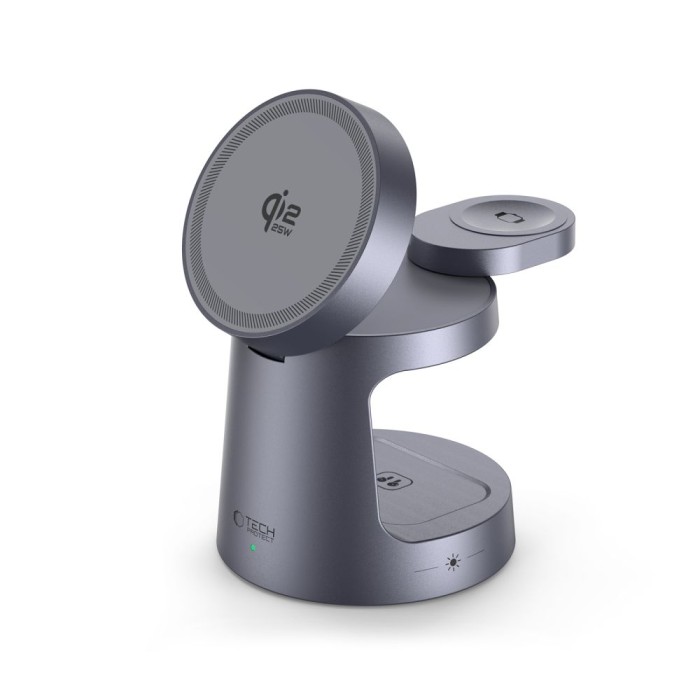 Tech-Protect QI2.2-25W-A48 3in1 Magnetic Wireless Charger - Navy Blue